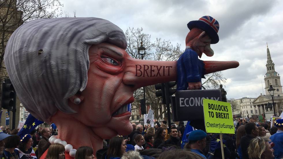»Demonstration gegen Brexit London«