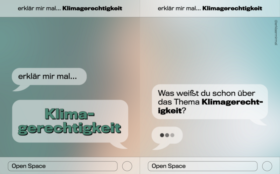 Ankündigung Instagram-Themenwoche Erklär mir mal Klimawandel