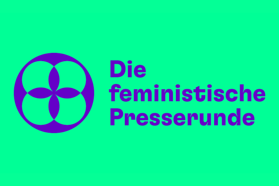 Wort-Bild-Marke der feministischen Presserunde Wort-Bild-Marke der feministischen Presserunde