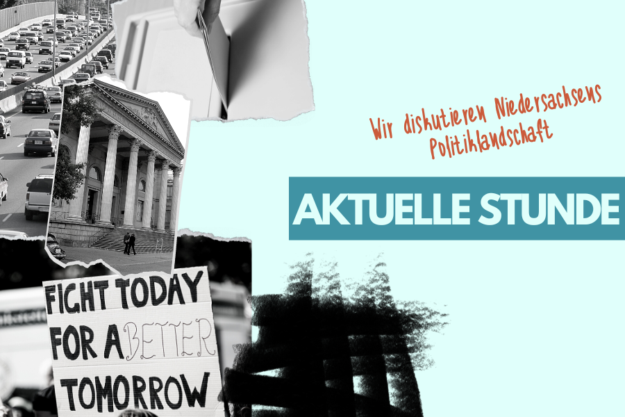 Titelbild "Aktuelle Stunde" Titelbild "Aktuelle Stunde" mit Collage