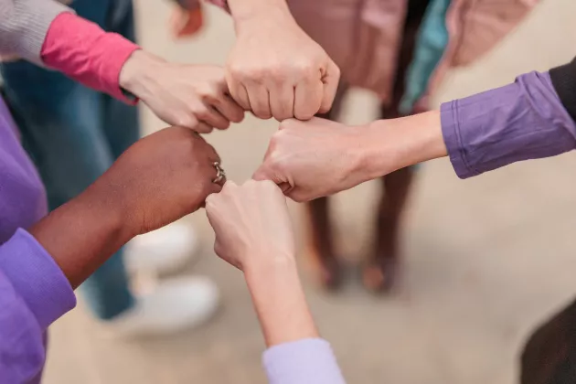 group of multicultural woman