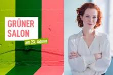 Titelbild "Grüner Salon" mit Teresa Bücker