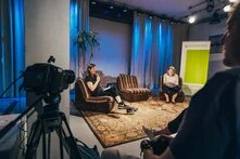 Katharina Nocun und Julia Willie Hamburg im Grünen Salon der Stiftung Leben & Umwelt / Heinrich-Böll-Stiftung Niedersachsen