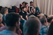 Publikum beim Grünen Salon der Stiftung Leben & Umwelt / Heinrich-Böll-Stiftung Niedersachsen