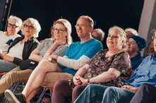 Publikumsaufnahme vom Grünen Salon der Stiftung Leben & Umwelt / Heinrich-Böll-Stiftung Niedersachsen in der RAMPE, Hannover