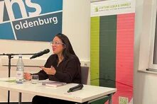 Ronya Othmann beim Publikumsgespräch