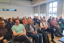 Veranstaltungspublikum bei der Lesung und Diskussion mit Christopher Wimmer am 10. April 2026 im städtischen Kulturzentrum PFL, Oldenburg