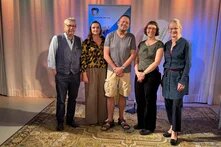 Peter Schyga, Marko Martin, Dr. Anne Bonfert und Viola von Cramon