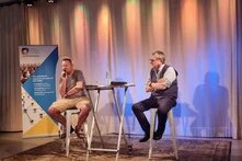 Marko Martin bei der Diskussion "Ukraine im Blick"