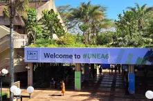 Eingangsbereich UNEA6 in Nairobi