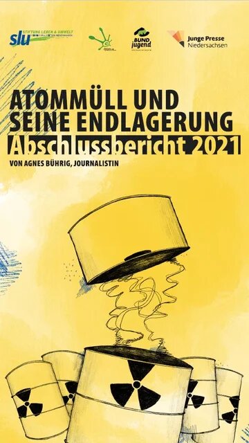 Titelbild des Abschlussberichts 2021 "Arommüll und seine Endlagerung"
