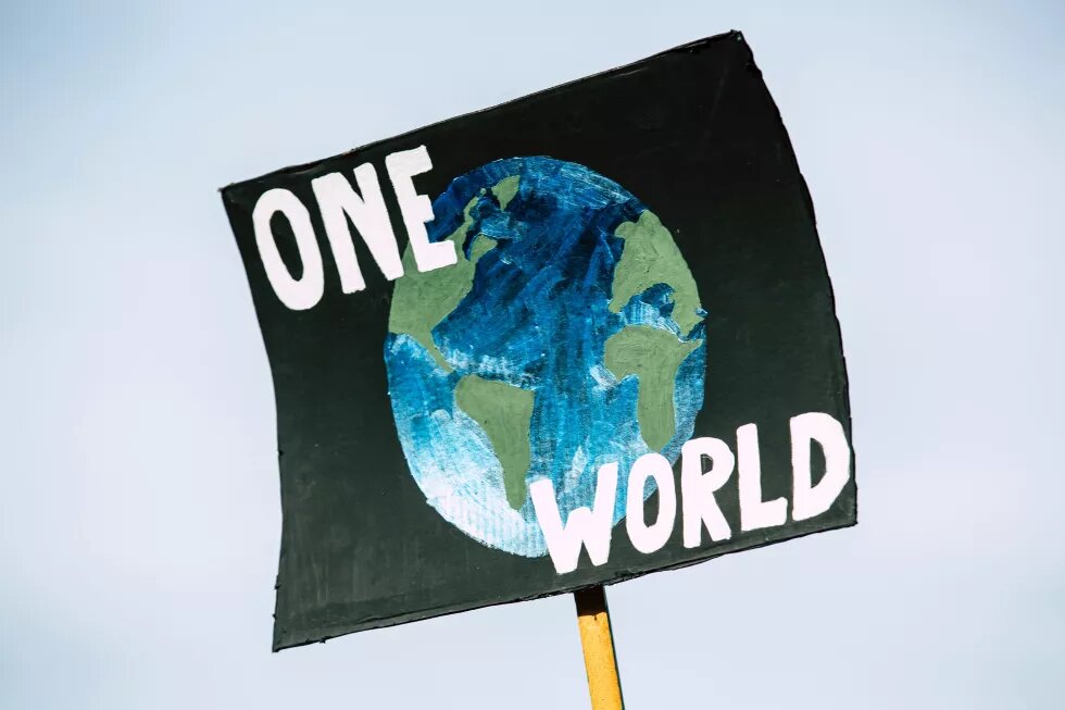 One World Plakat Plakat Klimagerechtigkeit