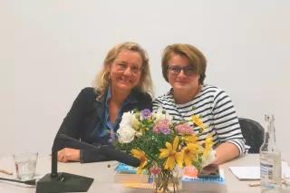 Portrait von Annika Joeres und Marie-Luise Braun