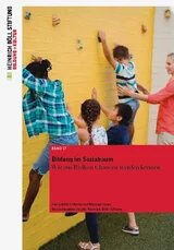 Das Cover der Publikation Bildung im Sozialraum zeigt Kinder, die an einer Kletterwand hochklettern.